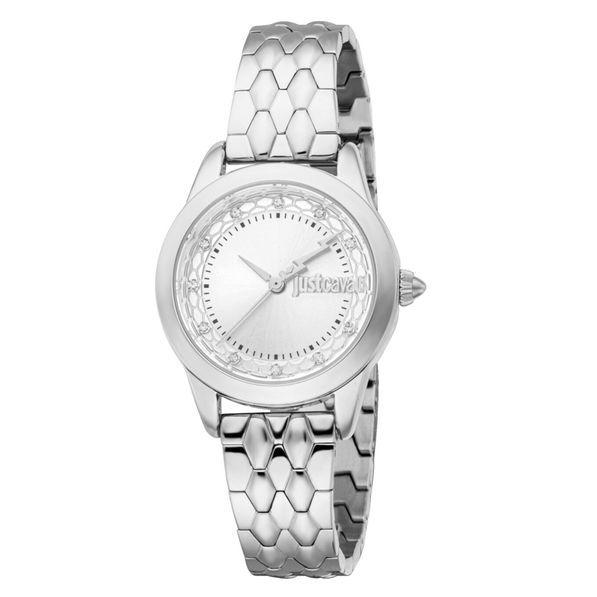 MONTRE JUST CAVALI FEMME SIMPLE ACIER